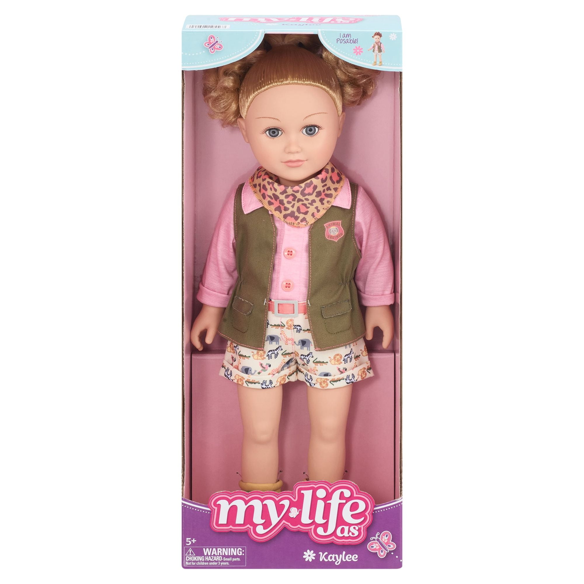 My Life As Kaylee Posable 18 Inch Doll, Blonde Hair, Gray Eyes