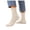 Beige-flannel fleece warm socks, variant on MKOSPLRT Winter Warm Home Sleeping Socks for Ladies Brown Plush Thick Flannel Fleece Mid‑Calf Floor Socks Cozy Fluffy Casual House Socks Night Rest Indoor Lounging