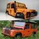 thumbnail image 5 of Carcasa de carrocería Romacci Kit de Carcasa de Cuerpo duro 280 mm compatible con 1/10 D90 Axial SCX10 4WD Land Rover Defender 90, 5 of 7