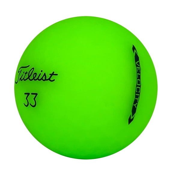 24 Velocity Matte Green 5A Recycled Golf Balls, by Mulligan USA