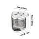 thumbnail image 3 of Sacapuntas de Doble Orificio con Tapa Deslizante - Sacapuntas Industrial para Lápices de 6 a 12 Mm, Ideal para Estudiantes de Arte y Profesionales., 3 of 7
