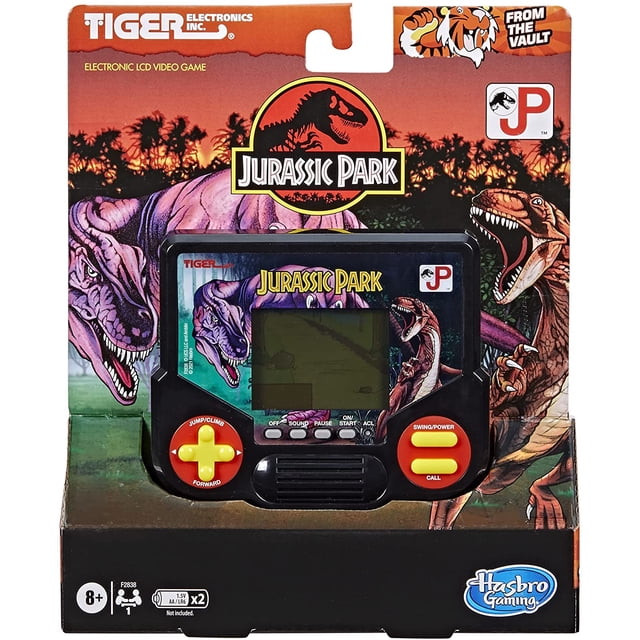 Tiger Electronics Jurassic Park Electronic LCD Video Game, juego portátil de 1 jugador de Hasbro Gaming Hasbro Gaming
