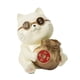 thumbnail image 4 of Creative Lucky Cat Estatuas Animales Escultura Ornamento Macetas Obra de arte Florero Figuras de resina para cocina Escritorio Empresas Tienda Beige Gloria Estatuilla del gato de la suerte, 4 of 9