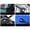 Black 2, variant on Self-Adjusting Jaw Spanner with Extended Handle, Multi-Size Universal Grip Tool for Hex Bolts Nuts, Effortless Operation Leverage Repair for Renovation Motorcycle, An Open-End Self-Tightening Wrench