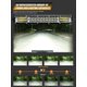 thumbnail image 4 of Led Bar 11 Inch 21 Inch Led Light Bar Work Light For Driving Offroad Boat Car Tractor Truck 4x4 Suv Atv 12v 24v Off Road, 4 of 5