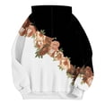 thumbnail image 4 of IMENGL Sweat à Capuche Imprimé Lettre Mode Décontracté, Orange 3TG, Taille M-3TG, 4 of 5