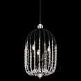 thumbnail image 4 of Varaluz Voliere 3-Lt Crystal Tall Pendant - Matte Black, 4 of 6