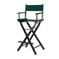 thumbnail image 1 of Casual Home 30" Director's Chair Black Frame-with Hunter Green Canvas, Bar Height, 1 of 2