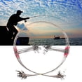 Wire Walleye Rig 10Pcs Sea Fishing Line Rigs Freshwater Saltwater Fishing Wire Leader ...