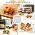 thumbnail image 5 of GCQ Air Fryer Replacement Parts for COSORI 26QT Smart 12 in 1 Air Fryer Toaster Oven, Basket for CS100-AO CTO-R251S 13.3''×11'' Air Fryer Basket Accessories, 5 of 7