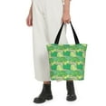 thumbnail image 5 of Pofeuu Crocodile And Bush Print Women Fashion Shoulder Handbags Top Handle Satchel Bags Tote Shoulder Shopping Bag Stylish Canvas Tote Bag, 5 of 6