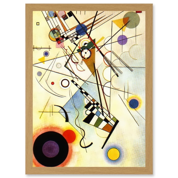 Kandinsky Composition VIII A4 Artwork Framed Wall Art Print
