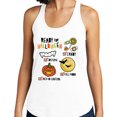 thumbnail image 2 of Halloween Checklist Tank Top Fitted Racerback Women's X-Small Heather Grey, 2 of 5