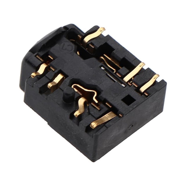 Cctor de sonido estéreo de 3,5 mm Puerto de enchufe para auriculares para Pieza de reparación del controlador de juegos Hugo Puerto de toma de auriculares para consola de juegos