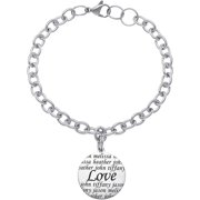 Personalized Everscribe Love Stainless Steel Name Bracelet
