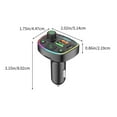 thumbnail image 3 of Black_Friday Deals!Cyber_Monday Deals! Byikun MP3 Player Can Be Inserted Into USB Flash Drive Memory Card Voice Navigation Voltage Monitoring Cool Lighting Universal Car Bluetooth For Car Models, 3 of 8