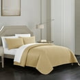 thumbnail image 6 of Platt 3 or 2 Piece Quilt Cover Set Geometric Chevron Quilted Bedding, 6 of 6