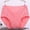 Hot Pink, variant on Itsame Womens Briefs, High Waist Comfort Comfort Cotton Underwear Red 3XL