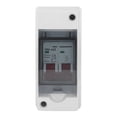 thumbnail image 1 of 500V DC Solar PV Combiner Box with IP65 Waterproof Protection, 32A Miniature Circuit Breaker, 1-String Input/Output, Overvoltage/Overload/Thunder Protection, Polycarbonate-ABS Enclosure, Transparent, 1 of 6