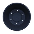 thumbnail image 3 of Bloem Terra 12" Round Plastic Planter with Drainage Holes - Indoor/Outdoor, 3.5 Gallon Capacity, Lightweight Garden Pot, Navy, 3 of 4
