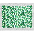 thumbnail image 1 of Exotic Tapestry, Vibrant San Pedro Cactus Foliage Climate Desert Flourishing Mexican Plants, Wall Hanging for Bedroom Living Room Dorm Decor, 60W X 40L Inches, Forest Green Red, by Ambesonne, 1 of 2