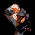 thumbnail image 1 of Funda de teléfono con botón de encendido y apagado para IPhone, carcasa bonita con Flash Led para IPhone 14, 13, 12, 11 Pro, X, XS, Max, XR, 7, 8 Plus, SE, dibujos animados luminosos, Jujutsu Kaisen qiuyongming unisex, 1 of 2