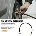 thumbnail image 2 of Unique Bargains 50cm 20' Tire Valve Stem Extension Inflator Extender Hose Universal Fit for Car Motorcycle Bicycle, 2 of 7