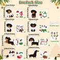 thumbnail image 2 of Kit de manualidades navideñas BeYuMi Dachshund, 123 piezas, adornos para bricolaje, 2 of 6