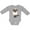 AC-Heather Grey, variant on Inktastic Baa. Cute Sheep Design Boys or Girls Long Sleeve Baby Bodysuit