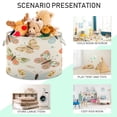 thumbnail image 5 of BZSMCE Decorative Storage Open Bins 20x14in In Butterfly with Flower Printed, 5 of 6