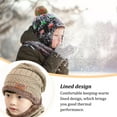 thumbnail image 3 of TureClos Children Boys Winter Knit Cap Beanie Hat Fleece Lined Hat for Toddler Boy Girls Children, 3 of 7
