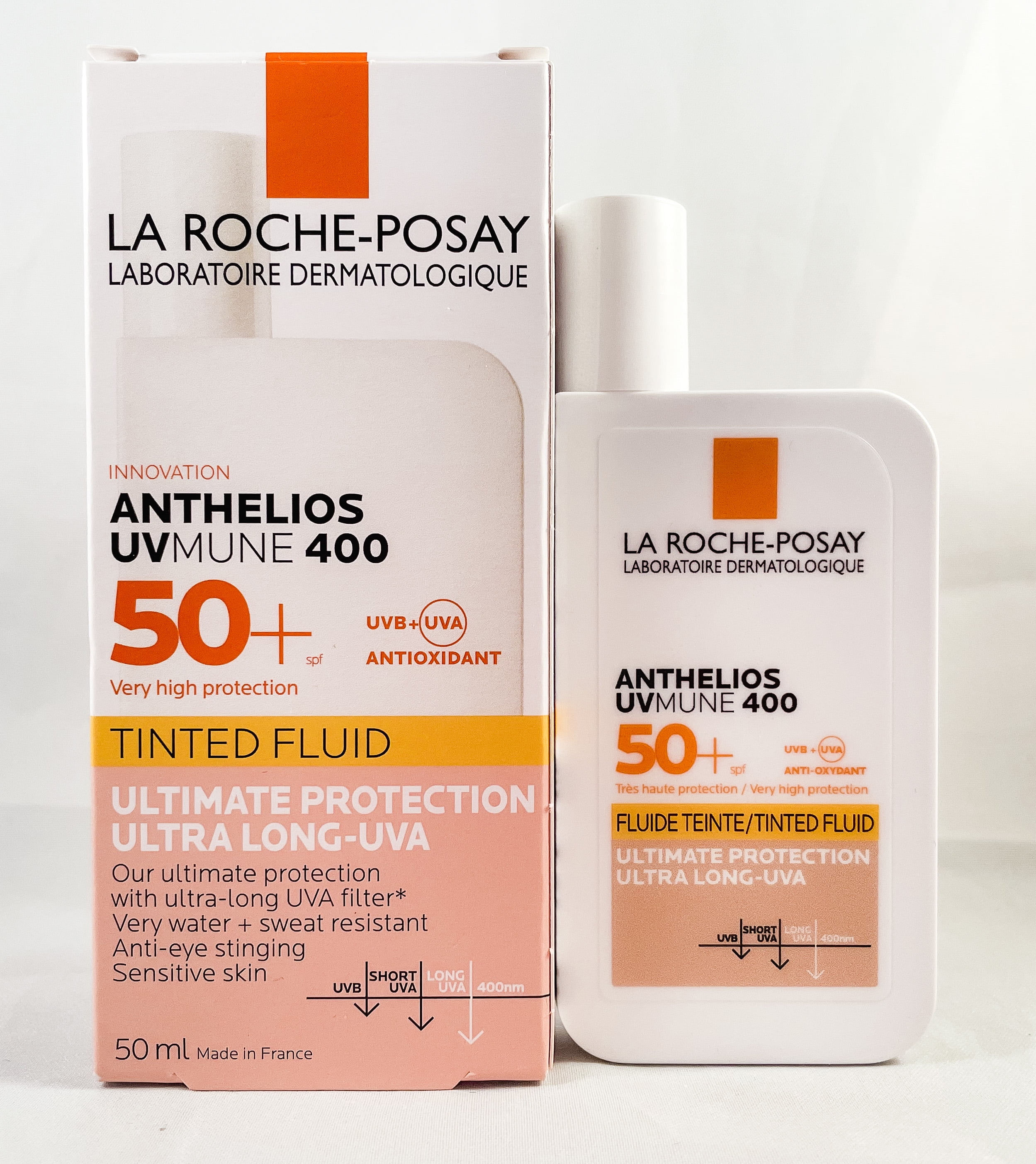 La Roche-Posay Anthelios UVMune Tinted Sunscreen 50 SPF 50+ - Walmart.com