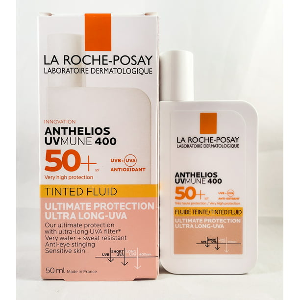 La Roche-Posay Anthelios UVMune Tinted Sunscreen 50 SPF 50+ - Walmart.com
