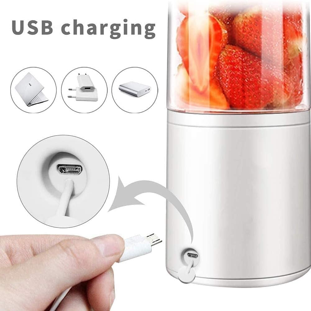 2025 NEW Portable Blender, Personal Blender for Shakes and Smoothies, Blender Bottle, USB Rechargeable, Small Blender for Sports, Travel Blender,Blue