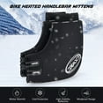 thumbnail image 3 of Bike Heated Handlebar Mittens Temperature Adjustable Windproof Cycling Gloves for Mountain Bicycle, 3 of 7