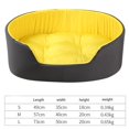 thumbnail image 3 of Nido de cesta redonda para mascotas en 3D para perros suaves, cama para gatos nte, alfombrilla de cojín para dormir para sofá para S Yuyangstore Perrera de cama lavable, 3 of 7