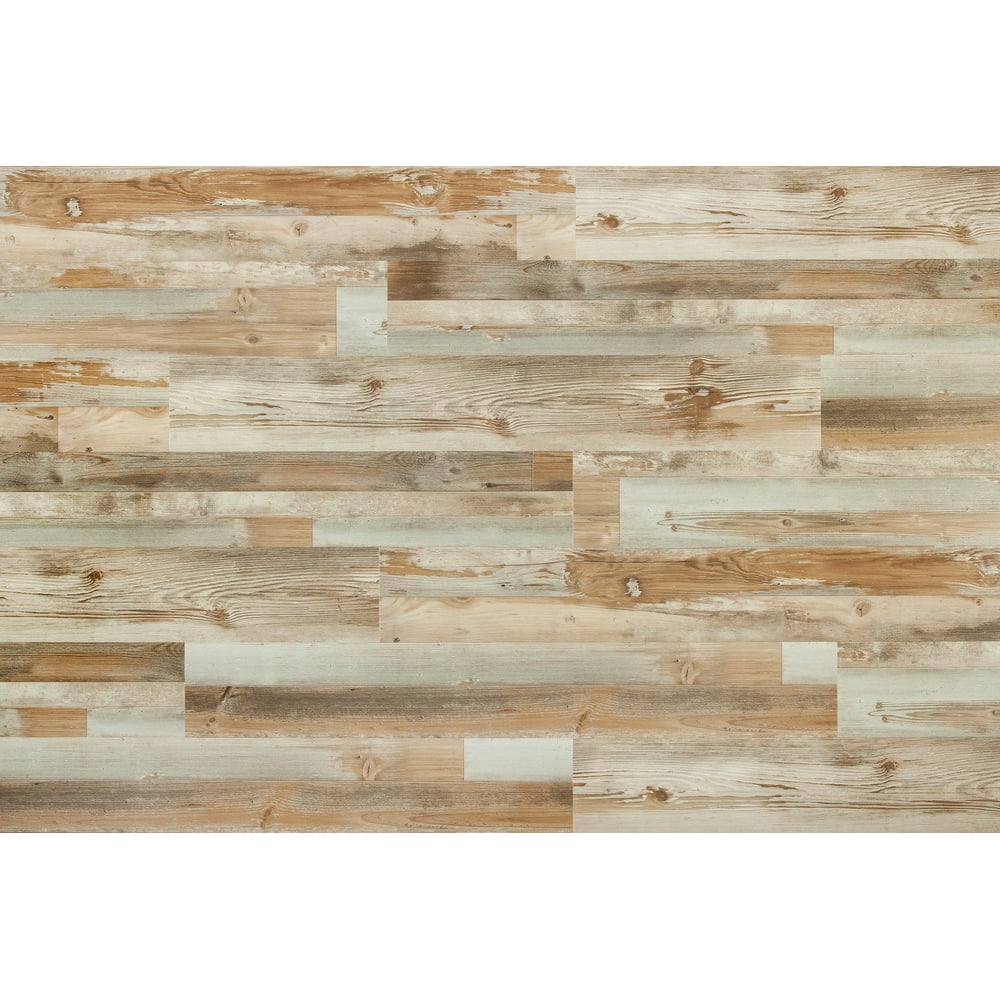 Dekorman Gray Cottage Pine 7.1 in. W x 48 in. L x 5 mm T Rigid Core