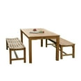 thumbnail image 1 of Teak Bahama Hampton 3-Pieces Dining Set, 1 of 3