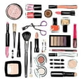 thumbnail image 2 of Villa, Mlli 15x15 Gold Ornate Wood Framed with Double Matting Museum Art Print Titled - Make Up Tools, 2 of 4