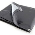 thumbnail image 1 of King Canopy BSSUPHD04X06 Black & Silver Super Heavy Duty Tarp, 4 x 6 ft., 1 of 4