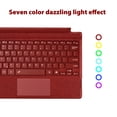 thumbnail image 4 of Clavier Sans Fil BT, Compatible avec Pro 3 4 5 6 7, Portable avec Pavé Tactile Multiple et Couverture Rétroéclairée, Accessoires pour Tablette, 4 of 7