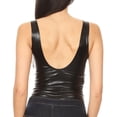 thumbnail image 2 of Sakkas Woemn's Gymnastics Dance Party Metallic Bodysuit Leotard Top Made in USA - Black - Medium, 2 of 5