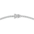 thumbnail image 4 of 10 Carat TW, E-F Color, VS1-VS2 Clarity, Lab Grown Diamond Straight Line 4 Prong Tennis Necklace in 14K White Gold - 16 Inches, 4 of 4