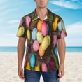 thumbnail image 2 of Sikiie Easter eggs Print Men's Hawaiian Shirt, Summer Beach Button Pocket Short Sleeve T-Shirt,XX-Large, 2 of 7