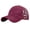 Burgundy, variant on Womens Ponytail Baseball Cap Adjustable High Messy Bun Ponycap Vintage Mesh Back Camouflage Pattern for Sun Hat