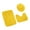Yellow, variant on Oxodoi Bathroom Rug Set 3 Pieces Anti-Slip Shaggy Soft Floor Mats, Rectangular Area Rug, U-Shaped Toilet Mat, Toilet Lid Cover Bath Mat Set 3pcs Soft Toilet Seat Yellow