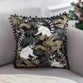 thumbnail image 5 of Juego de 7 fundas de cojín suaves decorativas con plantas de animales para sofá, dormitorio-45x45cm, 5 of 5