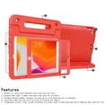 thumbnail image 2 of HDE Kids iPad Case with Built-In Screen Protector for 2021 9th Generation iPad 10.2 Inch, 2020 8th Gen, 2019 7th Gen - Red, 2 of 6