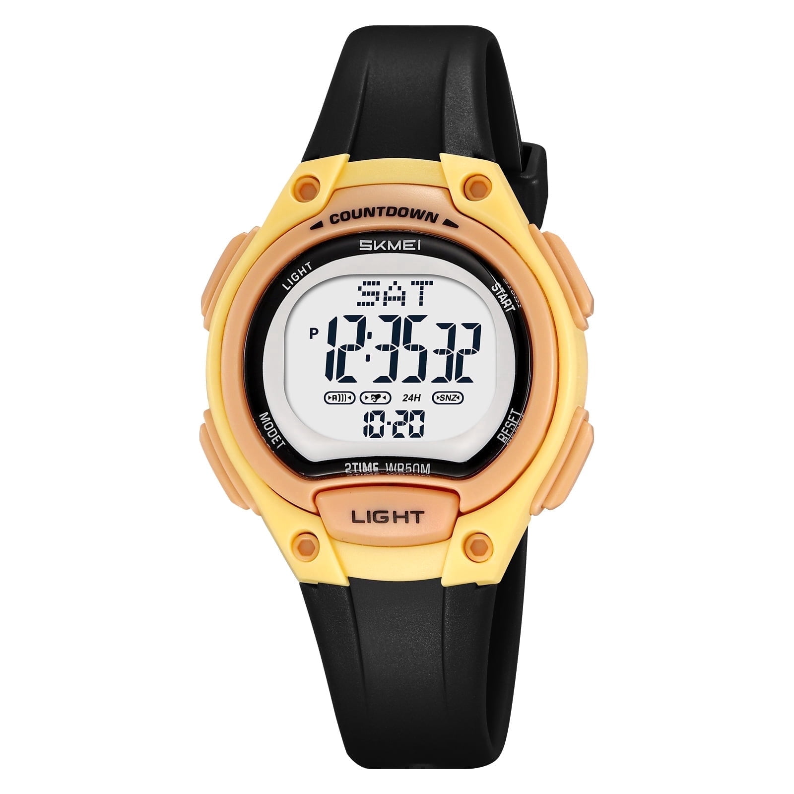 SKMEI Digital Watch Sport Outdoor Multifunctional Chronograph LED 50 M Waterproof Alarm Calendar for 3-15 Year Old