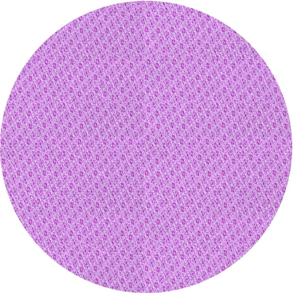 Ahgly Company Indoor Square Patterned Bright Neon Pink Purple Area Rugs, 3' Square